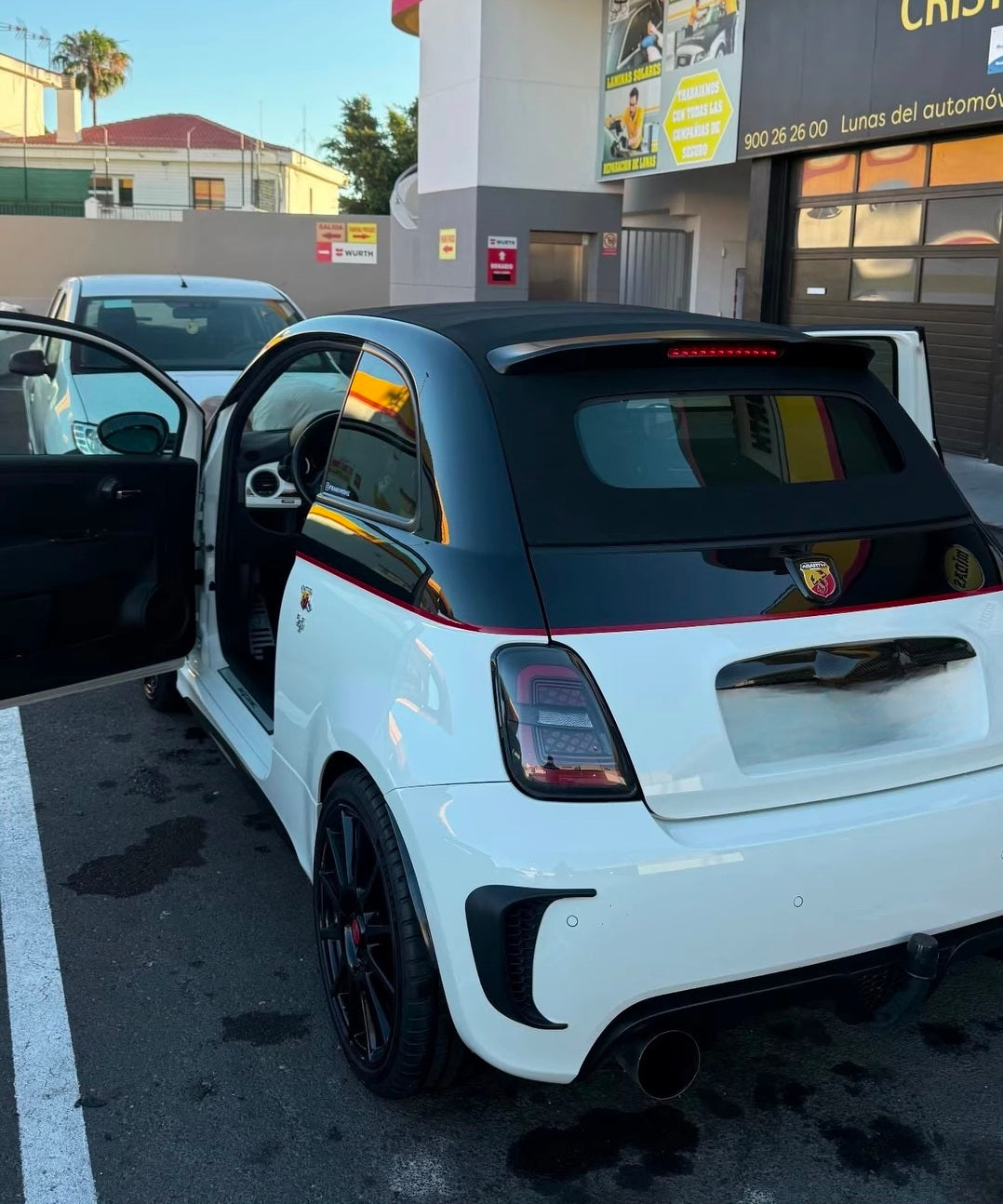 New! Abarth 500 2008-2016 Pre Facelit Pre Restyling Rear Air Vents Deflectores Traseros Paragolpes 3D