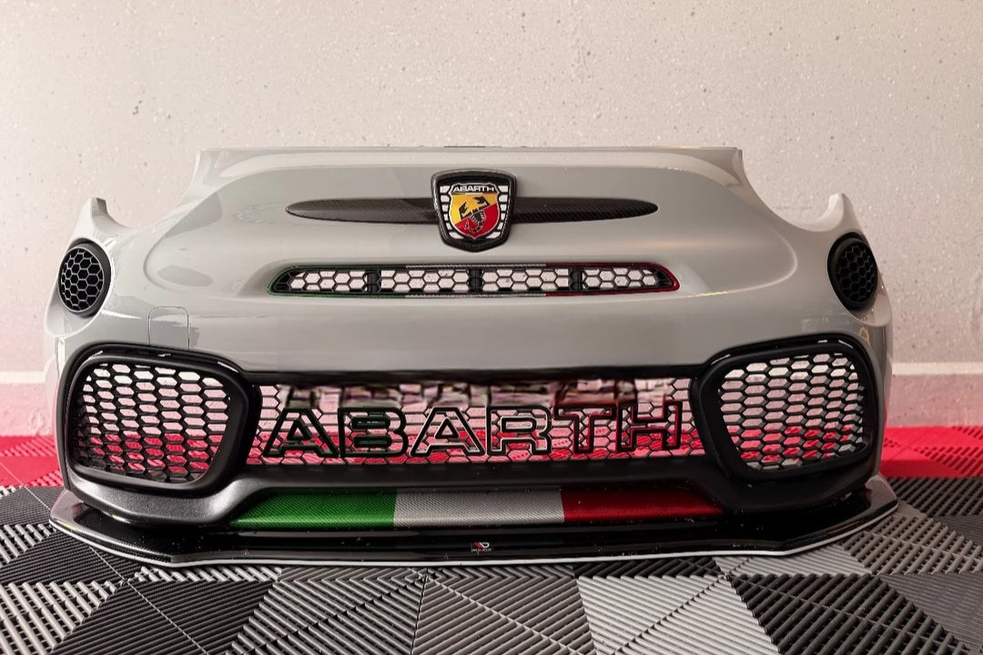 Abarth +2016 Restyling Facelit Front Air Ducts DRL Bumper Intake Brakes Vent Frontal Conducto Aire Frenos Admisión Diurnos