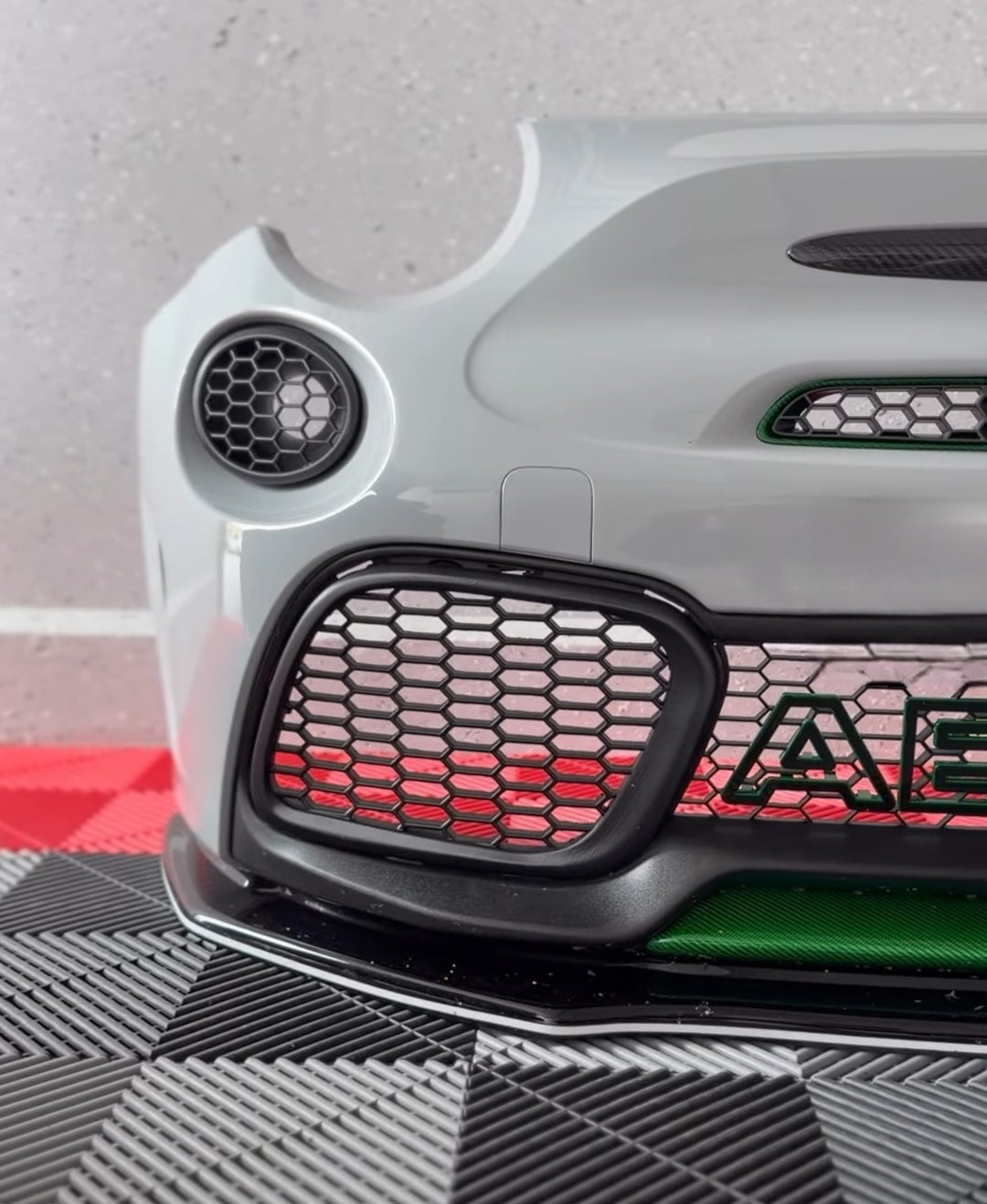 Abarth +2016 Restyling Facelit Front Air Ducts DRL Bumper Intake Brakes Vent Frontal Conducto Aire Frenos Admisión Diurnos
