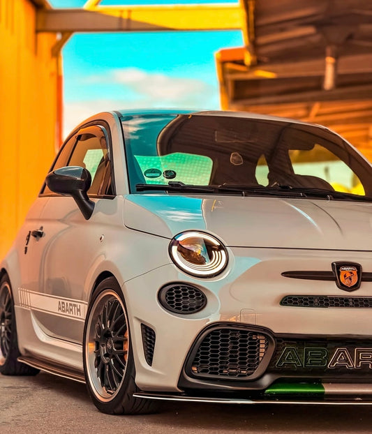 Abarth +2016 Restyling Facelit Front Air Ducts DRL Bumper Intake Brakes Vent Frontal Conducto Aire Frenos Admisión Diurnos