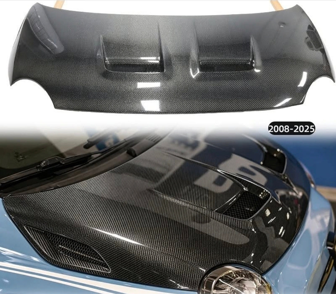 Exclusive Pre Order!! Abarth Fiat 500 Carbon Fiber 100% Japan Hood Capó Fibra Carbono