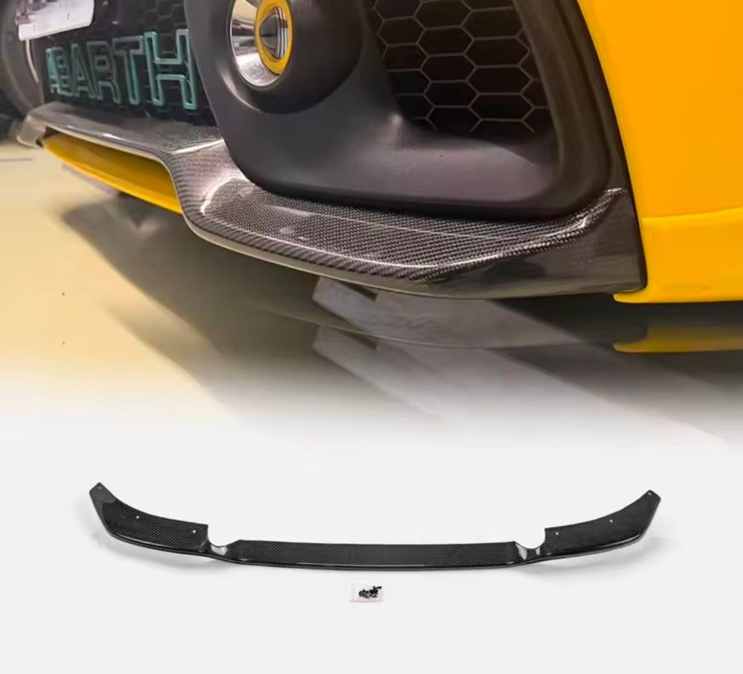 NEW PRE ORDER Restyling 2016+ Front Bumper Carbon Fiber Lip Splitter Cover Extension Prolunga Labio