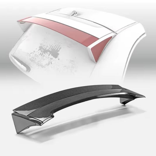 Abarth 500 All Model (not cabrio) 70th Spoiler Style Full Carbon Fiber Adjustable Alerón Estilo 70 Aniversario Carbono