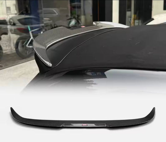 Abarth 500 Cabrio 100% Dry Carbon Fiber Spoiler Extended Visera Prolongación Aleron