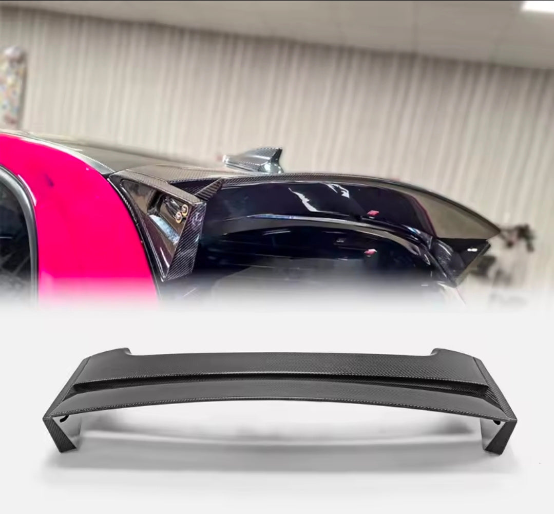 Abarth 500 All Model (not cabrio) 70th Spoiler Style Full Carbon Fiber Adjustable Alerón Estilo 70 Aniversario Carbono