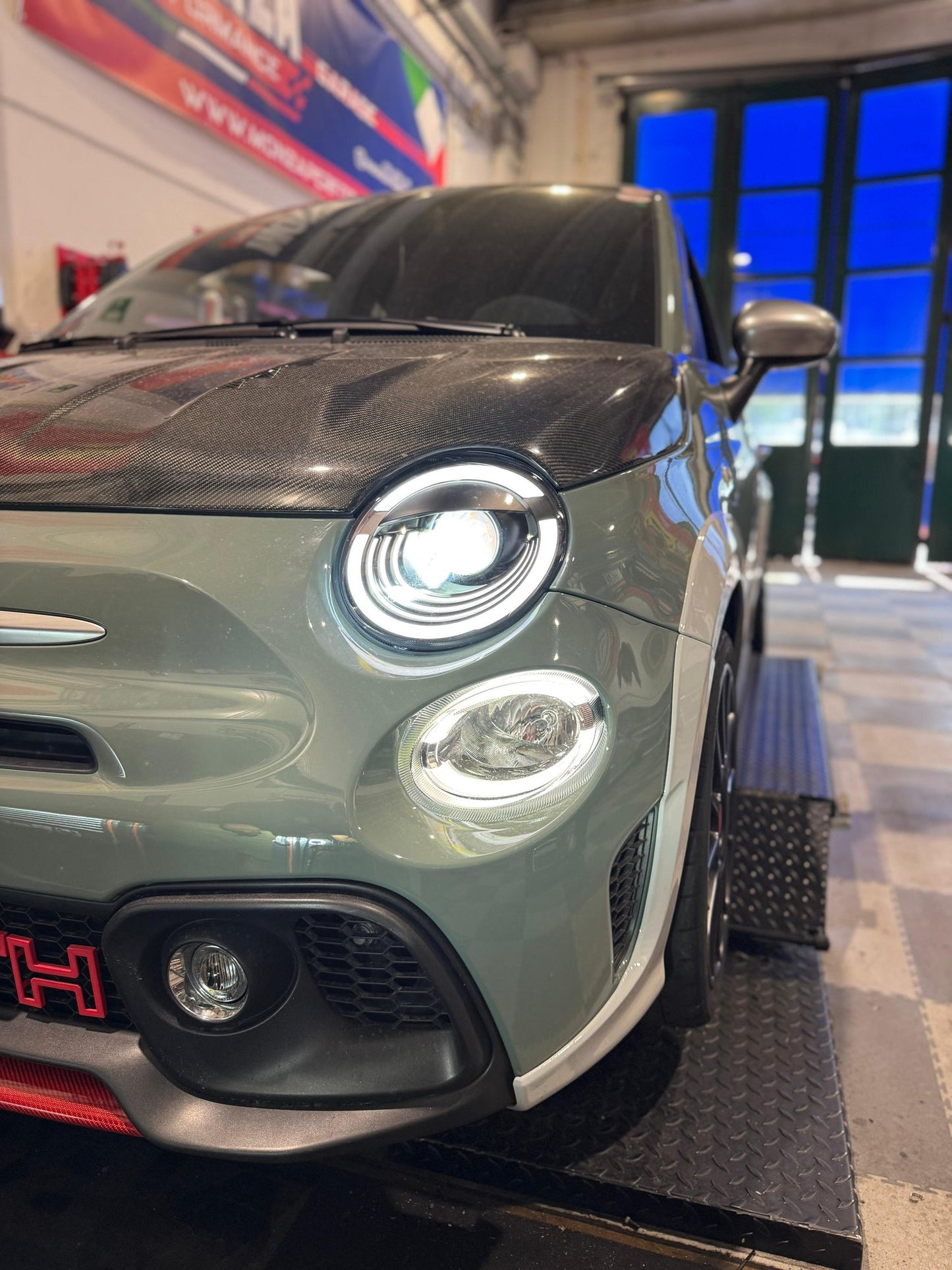 Pre ORDER Abarth Faros Full Led Headlights Halogen & Xenon