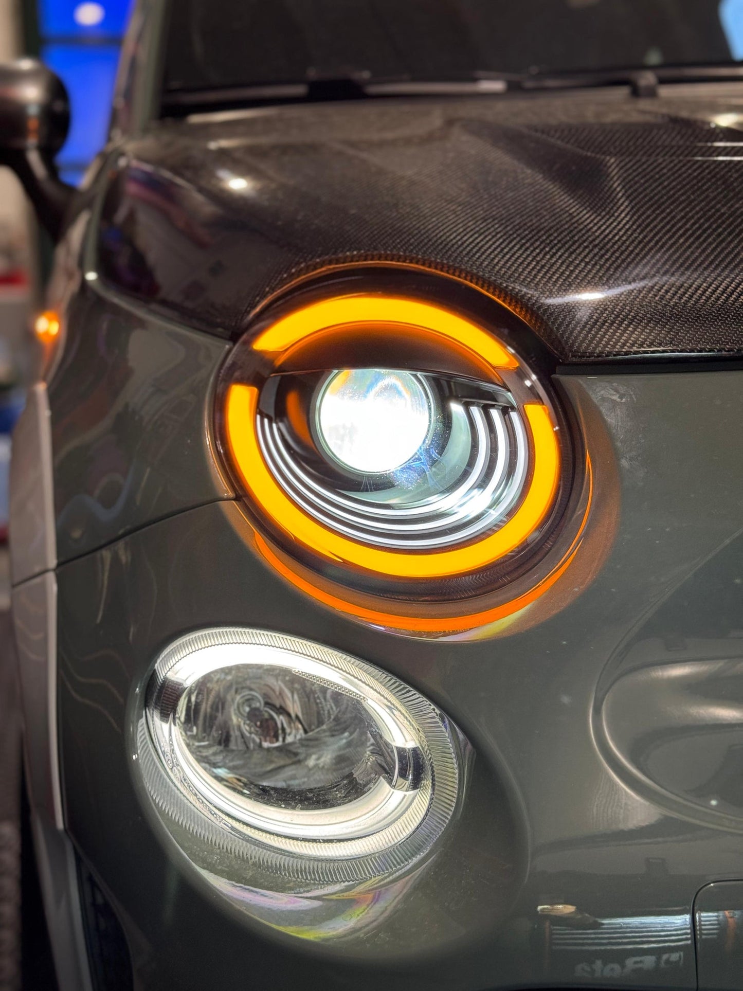 Pre ORDER Abarth Faros Full Led Headlights Halogen & Xenon