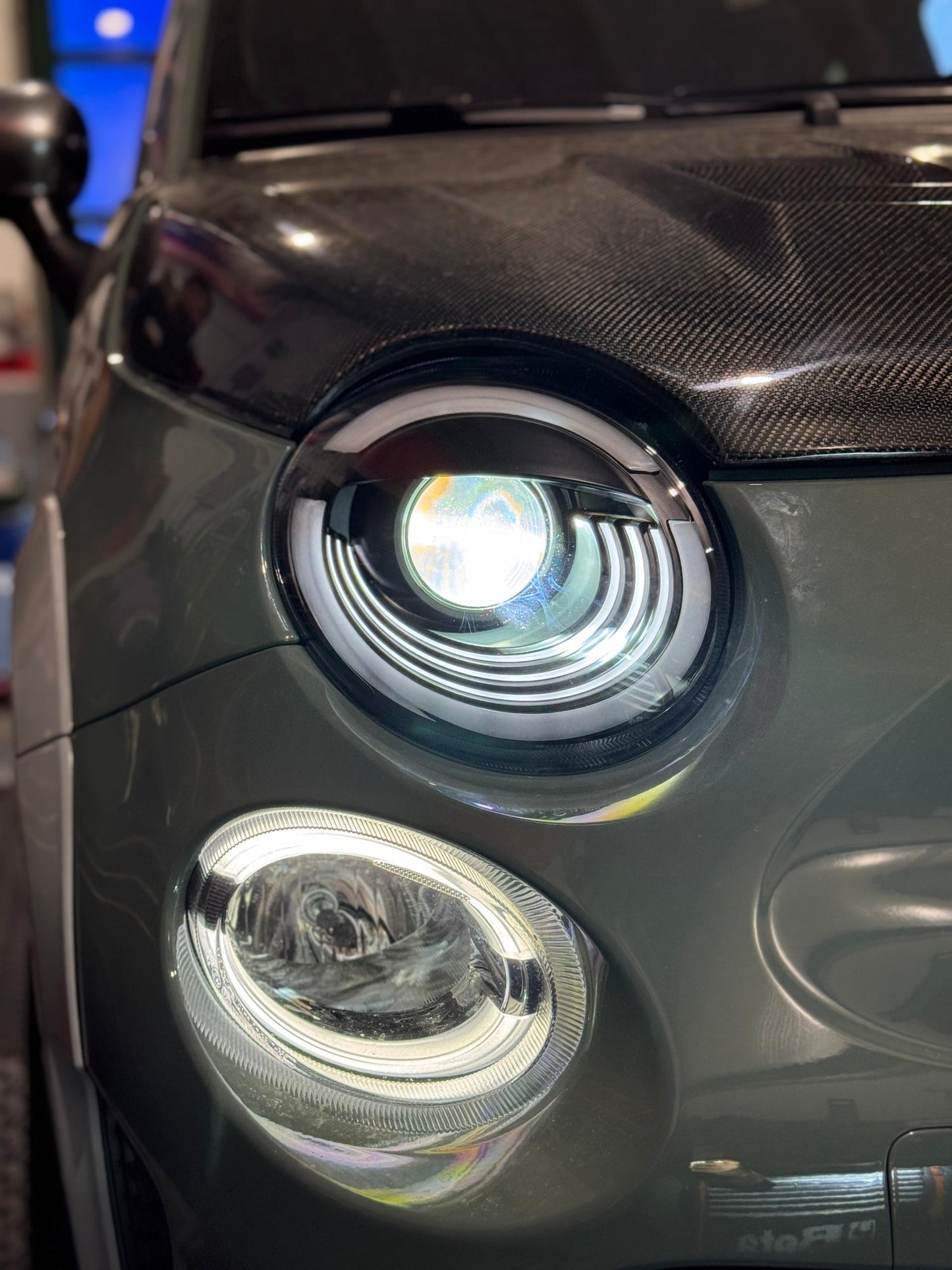 Pre ORDER Abarth Faros Full Led Headlights Halogen & Xenon