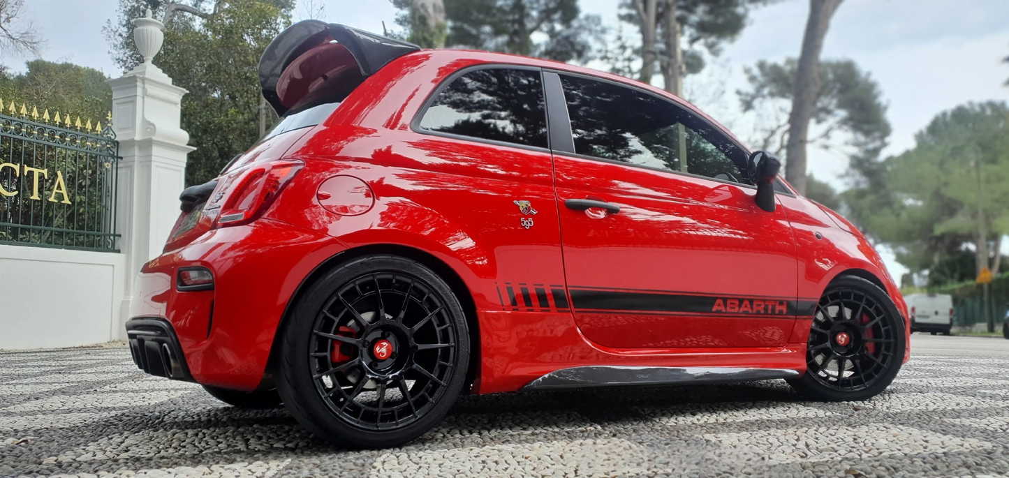 Exclusive Pre Order Now!! Abarth 500 All Model Carbon Fiber Spoiler Japan Style Alerón Alettone