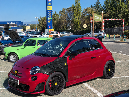 Abarth Fiat 500 All Model Front Agressive Style Fenders Vents (2) Aletas Laterales Delanteras Racing