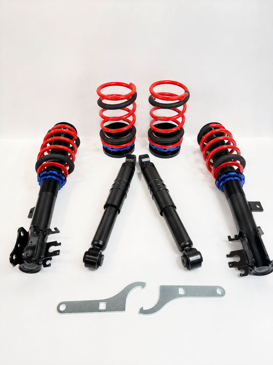 Abarth 500 All Model B14 Monza Sport 2.0 Suspension Coilover Height ADJUSTABLE Roscada Regulable Altura