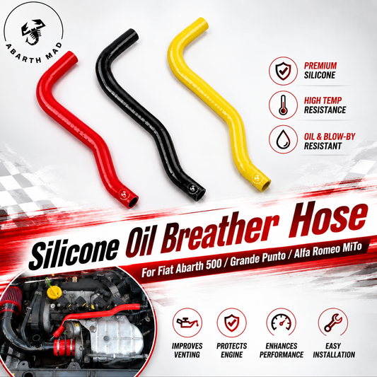 Abarth 500 595 695 Silicone PCV Hose Decanter Replacement