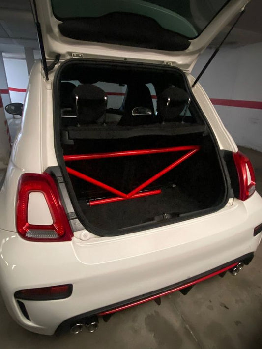 Abarth Barra Chasis Trasera Refuerzo en V