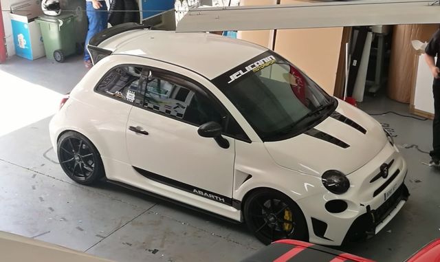 Abarth 500/595 Aletas Cadamuro Fibra