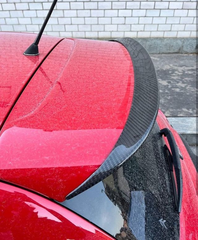 Abarth Carbono Alerón Spoiler Prolongación Lip