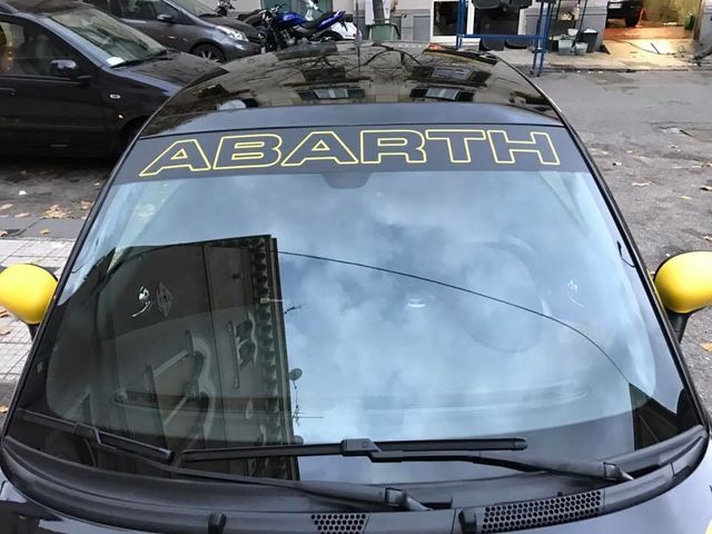 Abarth Custom Vinyl Sunshade