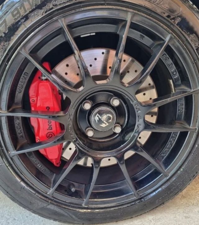 Kit Abarth Brembo 305mm NON ORIGINALE ROSSO ALFA