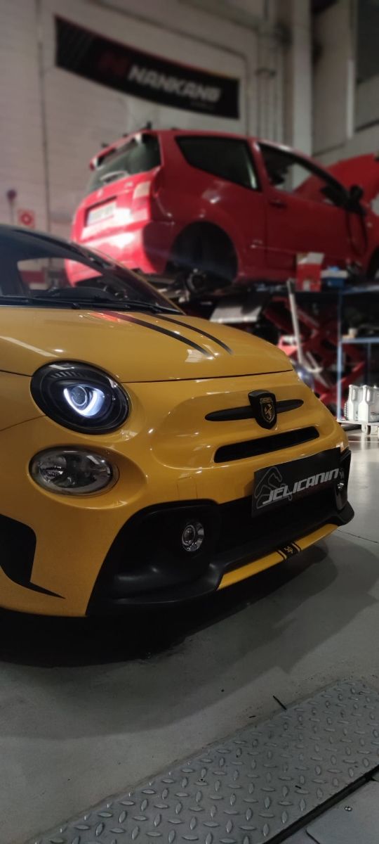 Fari Alogeni Modificati Abarth No Xenon Led