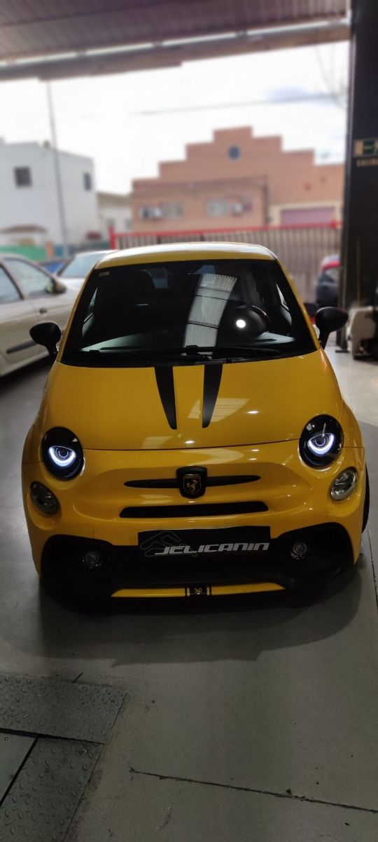 Fari Alogeni Modificati Abarth No Xenon Led