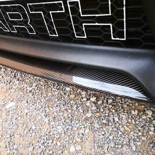 Abarth Restyling Lip Frontal Cover Fibra de Carbono