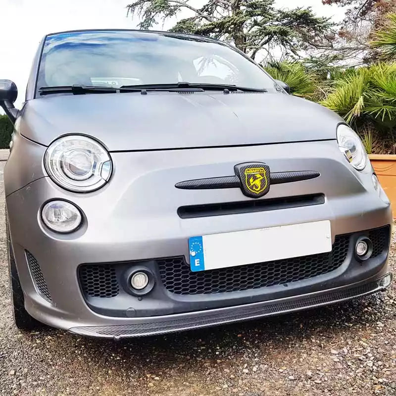 Abarth 500 2008-2015 Pre-Restyling Front Lip Splitter Fiberglass Add-on