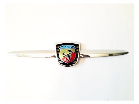 Abarth All Abarth OEM Front Emblema Delantero Logo Frontal Antracita, Cromado o Satinado