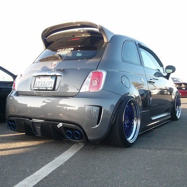 Exclusive Pre Order Now!! Abarth 500 All Model Carbon Fiber Spoiler Japan Style Alerón Alettone