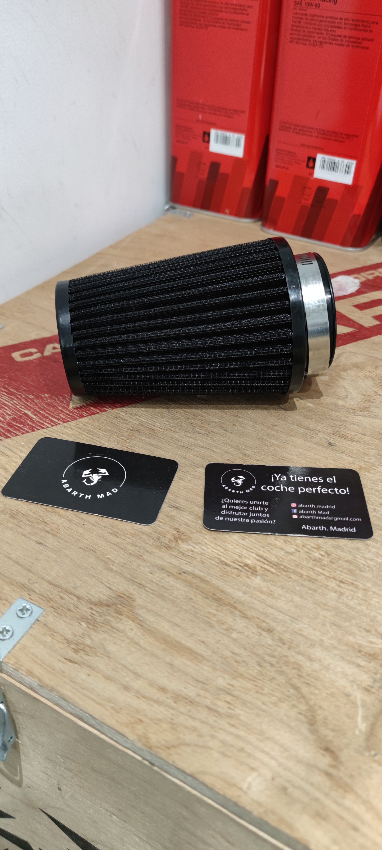 Filtro Conico Abarth Aspirazione Alta 60mm