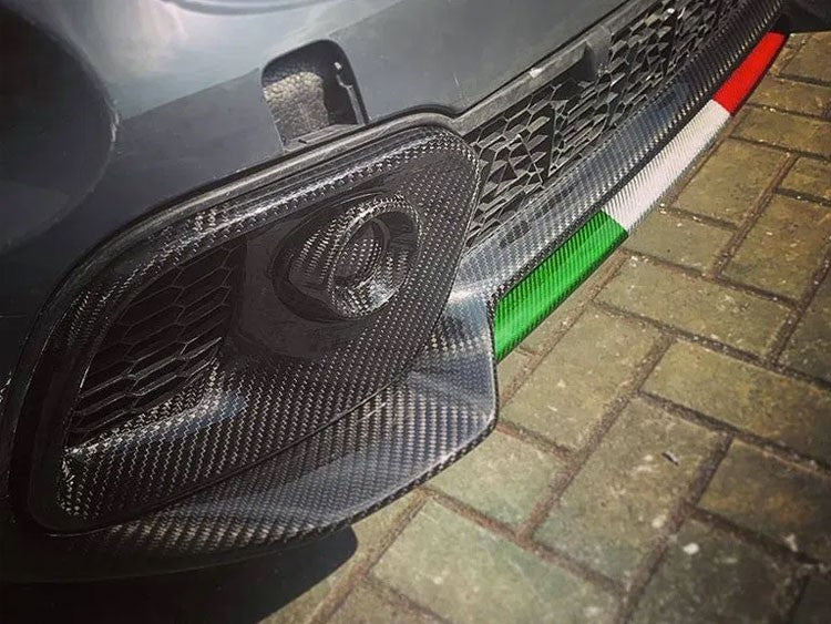 Abarth Italia 🇮🇹 Lip Splitter Restyling Frontal Carbono